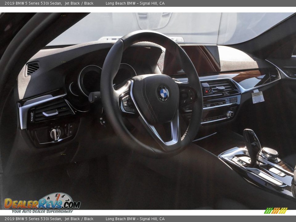 2019 BMW 5 Series 530i Sedan Jet Black / Black Photo #4