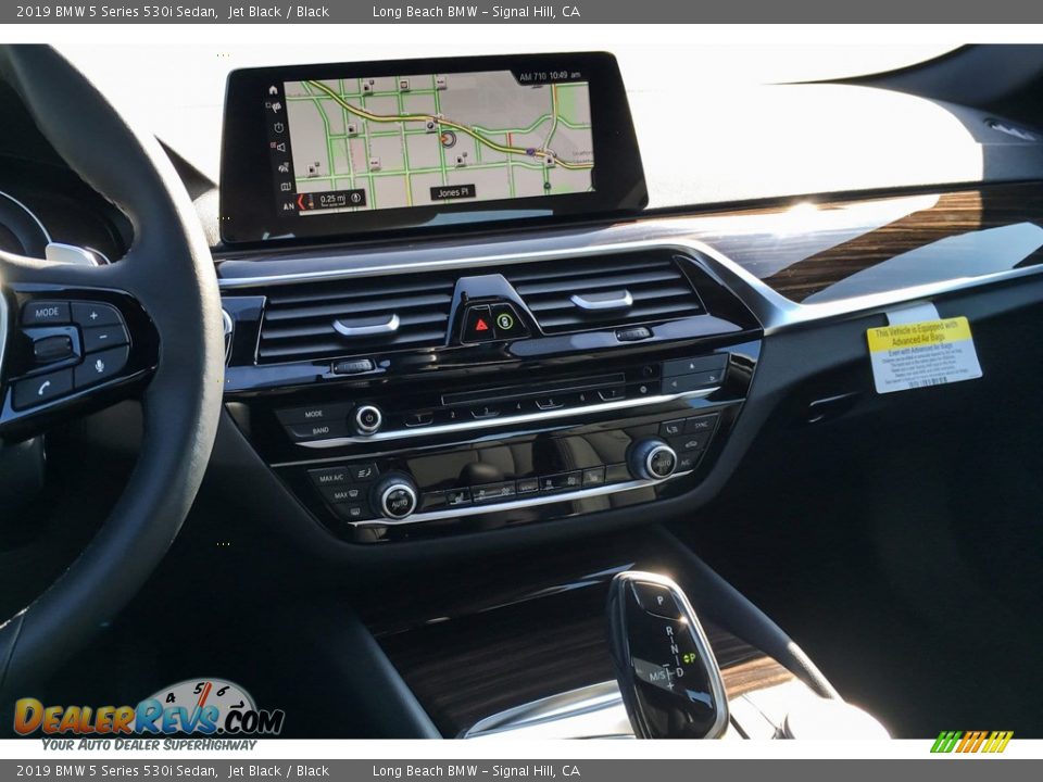 2019 BMW 5 Series 530i Sedan Jet Black / Black Photo #6