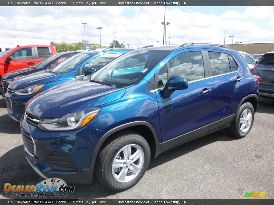 2019 Chevrolet Trax LT AWD Pacific Blue Metallic / Jet Black Photo #1