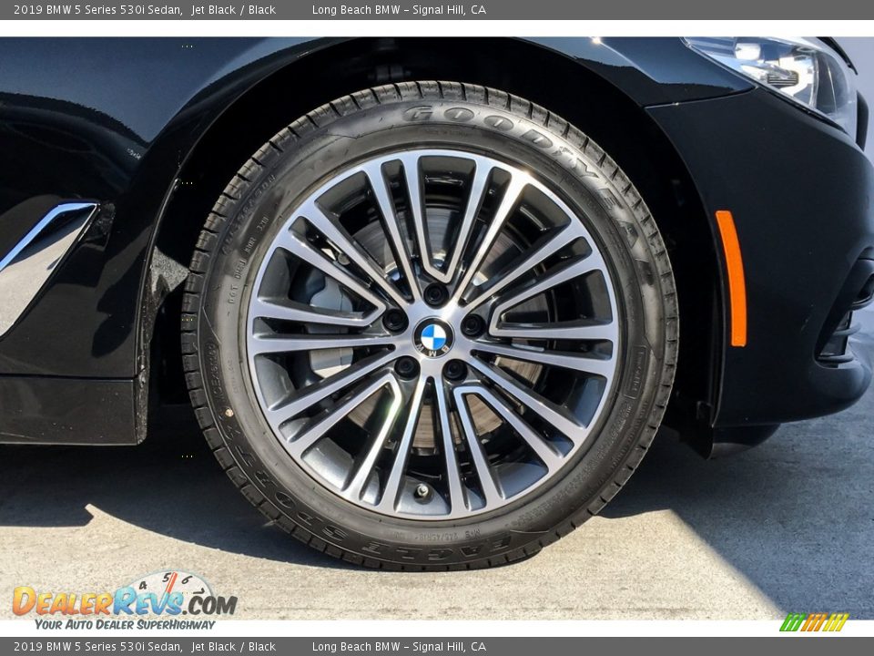 2019 BMW 5 Series 530i Sedan Jet Black / Black Photo #8