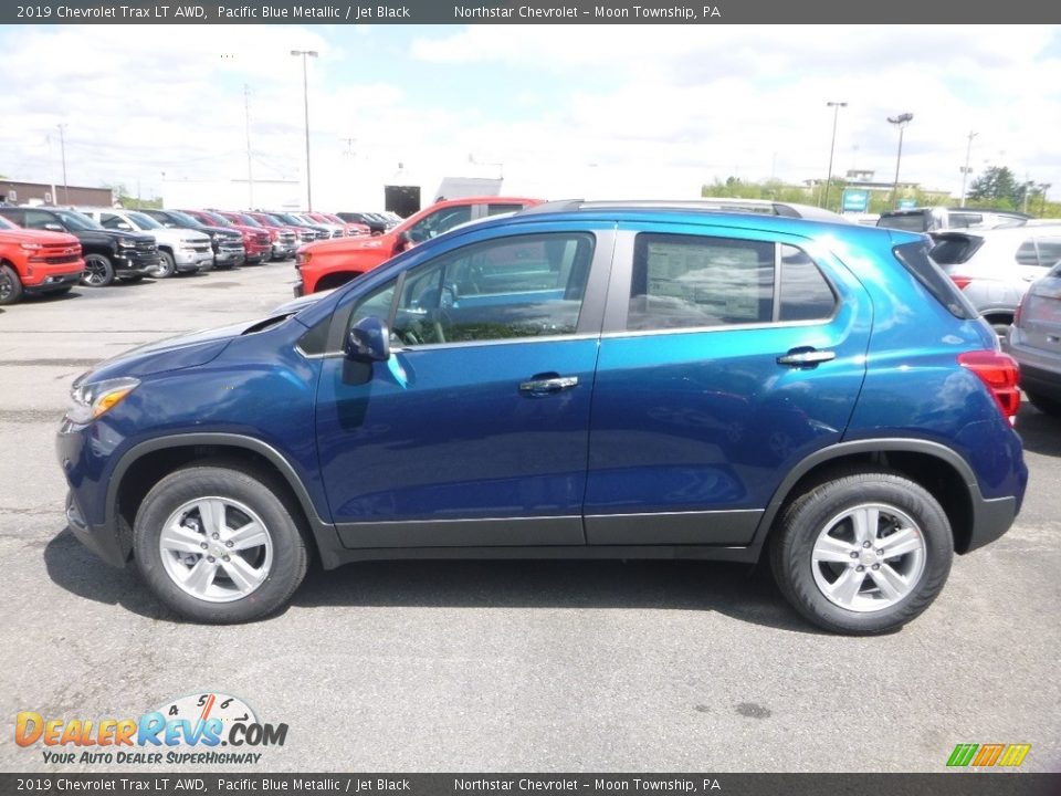 2019 Chevrolet Trax LT AWD Pacific Blue Metallic / Jet Black Photo #3