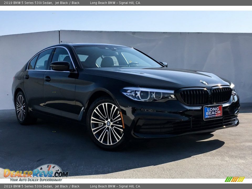 2019 BMW 5 Series 530i Sedan Jet Black / Black Photo #11