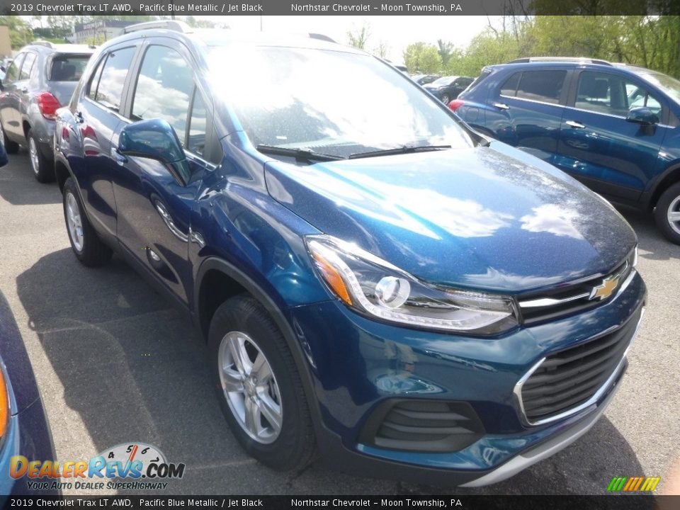 2019 Chevrolet Trax LT AWD Pacific Blue Metallic / Jet Black Photo #8