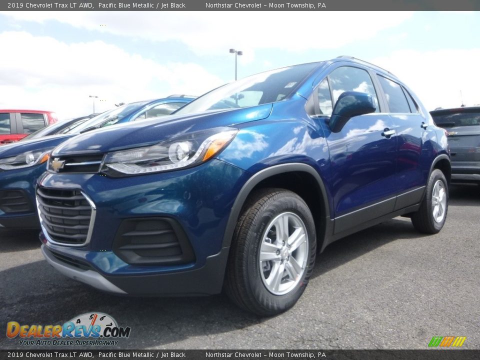 2019 Chevrolet Trax LT AWD Pacific Blue Metallic / Jet Black Photo #10