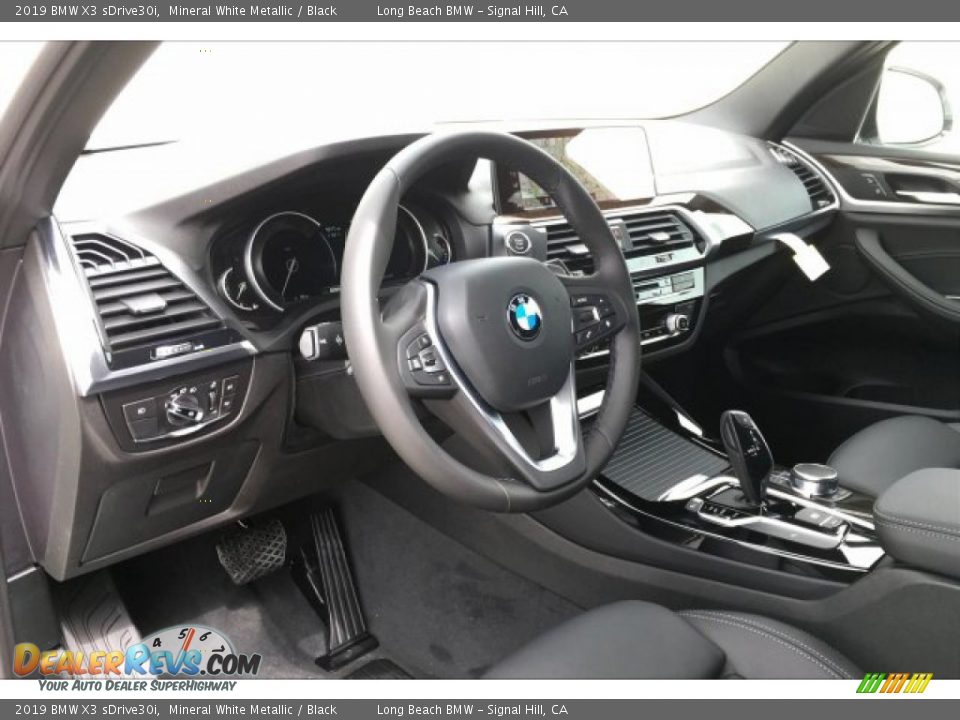 2019 BMW X3 sDrive30i Mineral White Metallic / Black Photo #6