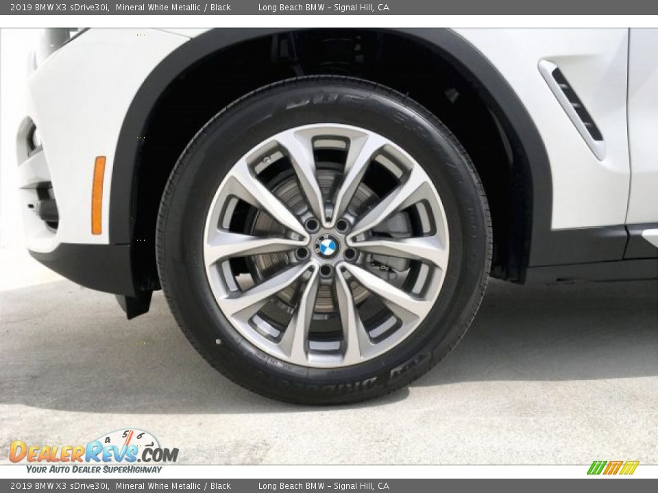 2019 BMW X3 sDrive30i Mineral White Metallic / Black Photo #10