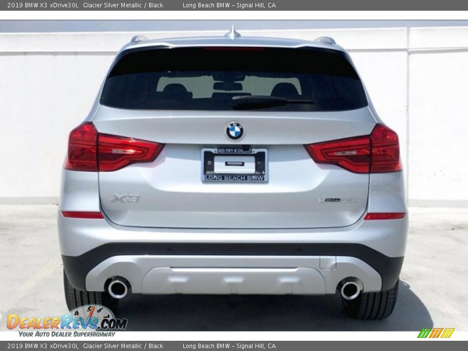 2019 BMW X3 xDrive30i Glacier Silver Metallic / Black Photo #4