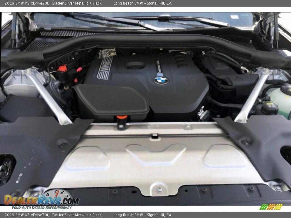 2019 BMW X3 xDrive30i Glacier Silver Metallic / Black Photo #9
