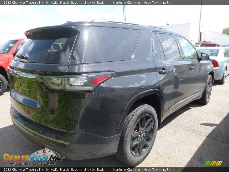 2019 Chevrolet Traverse Premier AWD Mosaic Black Metallic / Jet Black Photo #5