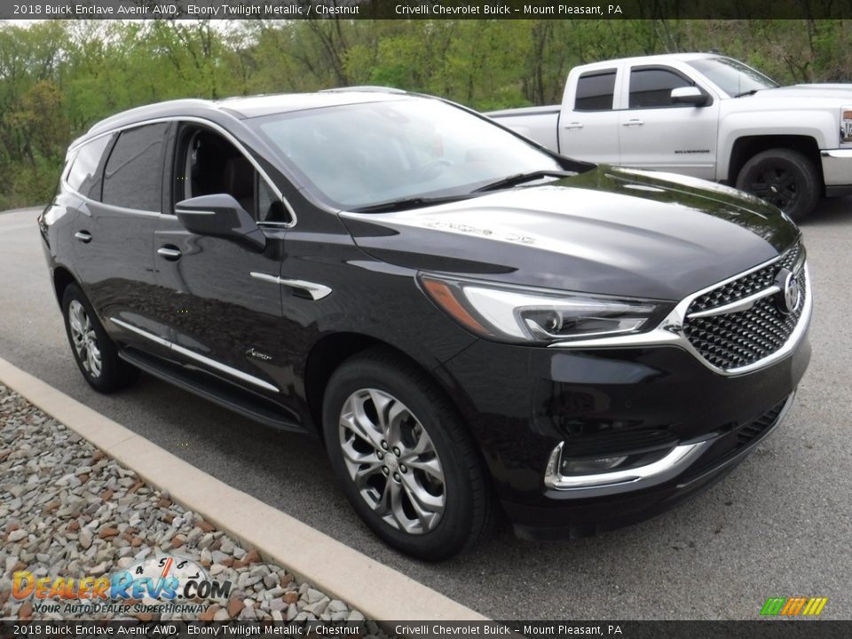 2018 Buick Enclave Avenir AWD Ebony Twilight Metallic / Chestnut Photo #7