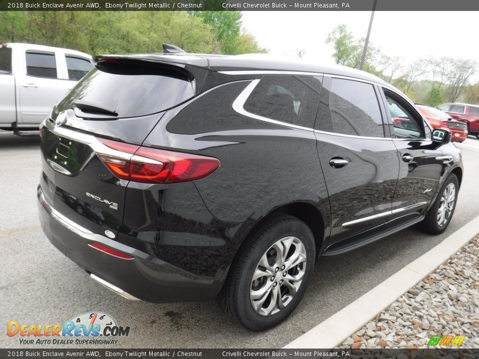 2018 Buick Enclave Avenir AWD Ebony Twilight Metallic / Chestnut Photo #8