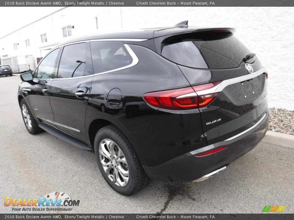 2018 Buick Enclave Avenir AWD Ebony Twilight Metallic / Chestnut Photo #11