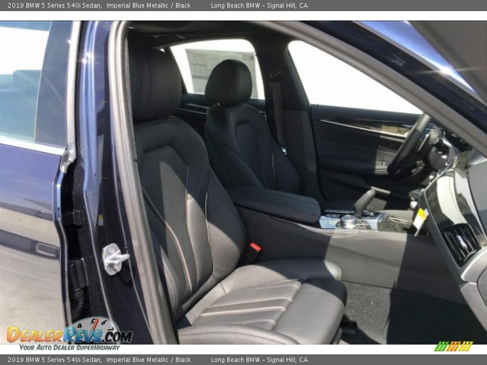 2019 BMW 5 Series 540i Sedan Imperial Blue Metallic / Black Photo #2