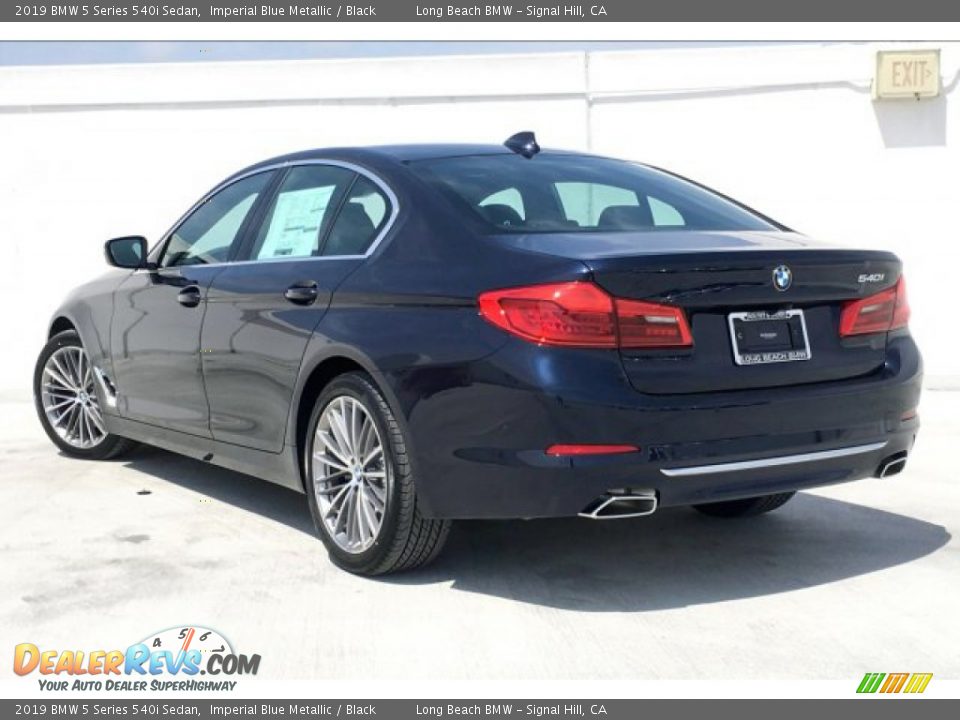2019 BMW 5 Series 540i Sedan Imperial Blue Metallic / Black Photo #3