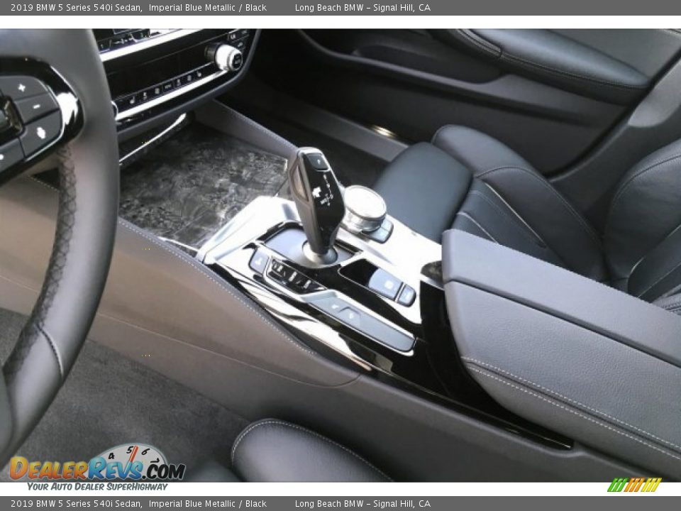 2019 BMW 5 Series 540i Sedan Imperial Blue Metallic / Black Photo #7