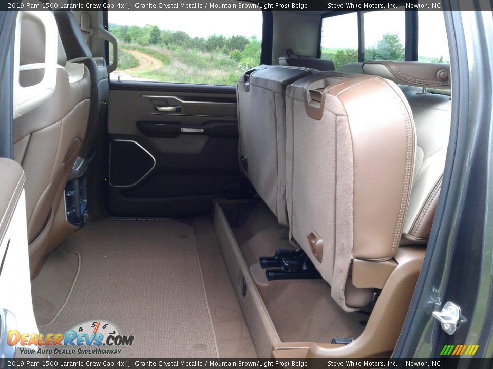 2019 Ram 1500 Laramie Crew Cab 4x4 Granite Crystal Metallic / Mountain Brown/Light Frost Beige Photo #11