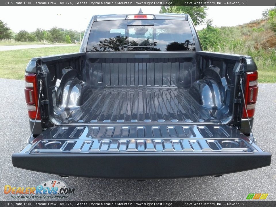 2019 Ram 1500 Laramie Crew Cab 4x4 Granite Crystal Metallic / Mountain Brown/Light Frost Beige Photo #13