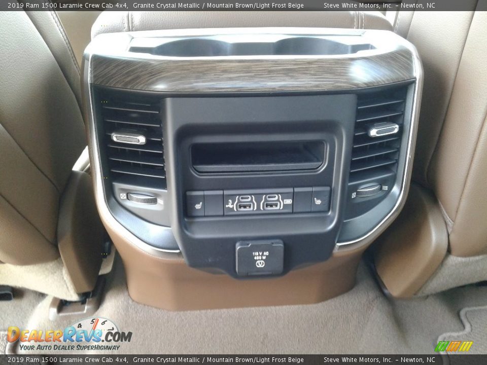 2019 Ram 1500 Laramie Crew Cab 4x4 Granite Crystal Metallic / Mountain Brown/Light Frost Beige Photo #14