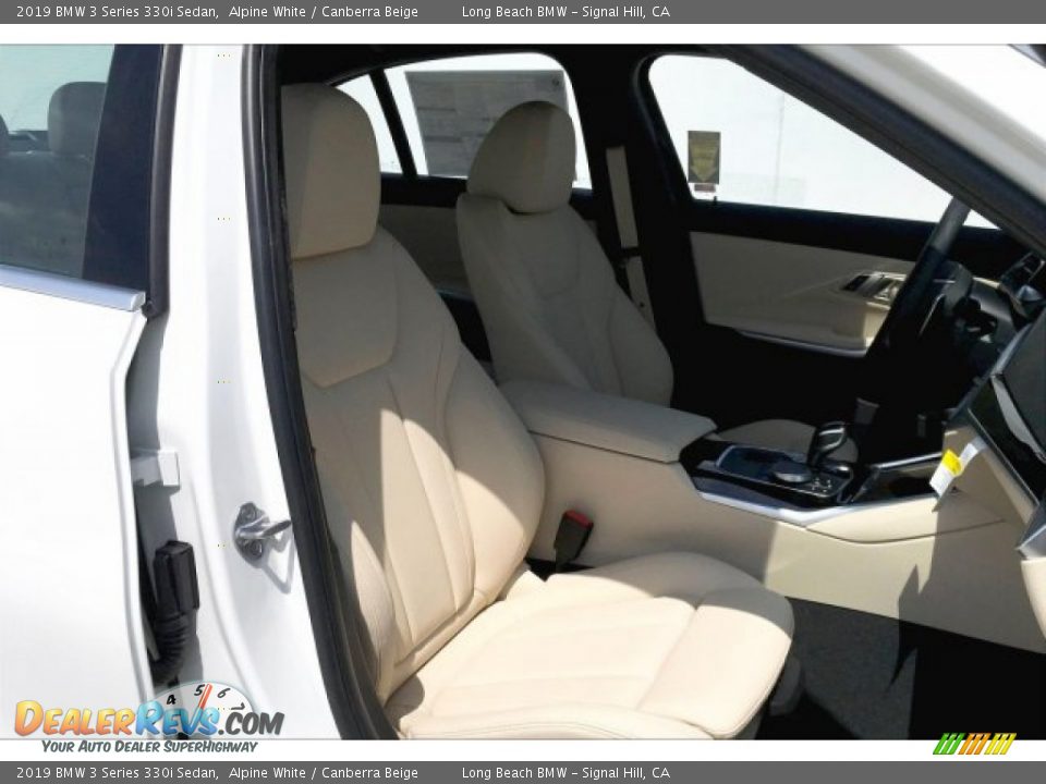 2019 BMW 3 Series 330i Sedan Alpine White / Canberra Beige Photo #2