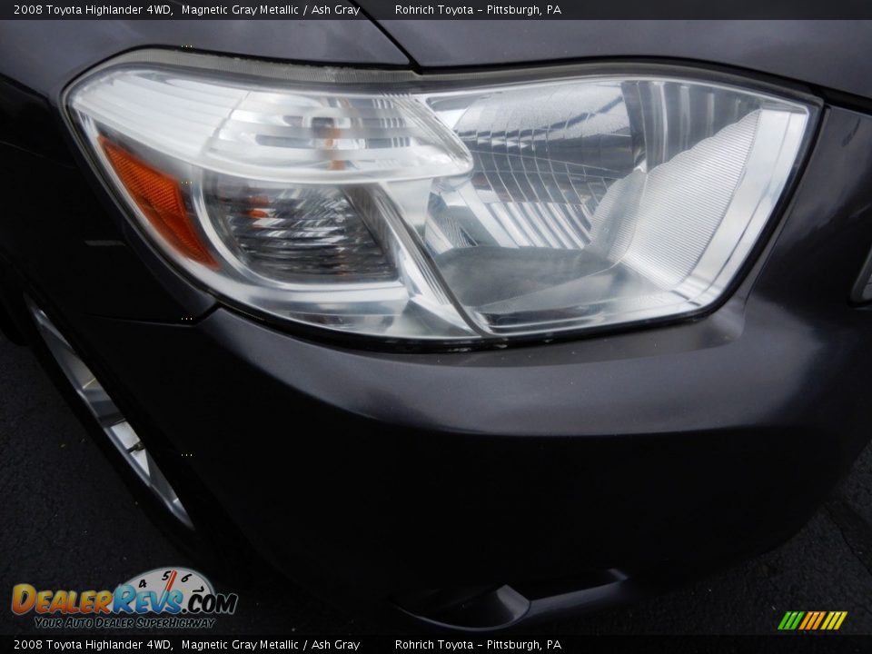 2008 Toyota Highlander 4WD Magnetic Gray Metallic / Ash Gray Photo #14