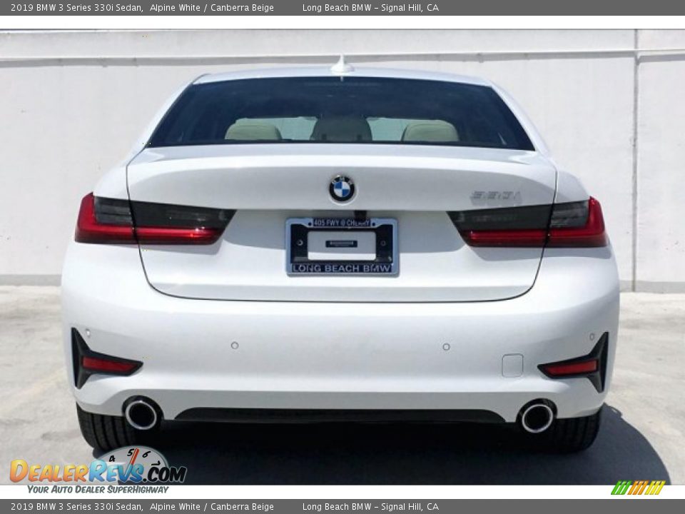 2019 BMW 3 Series 330i Sedan Alpine White / Canberra Beige Photo #4