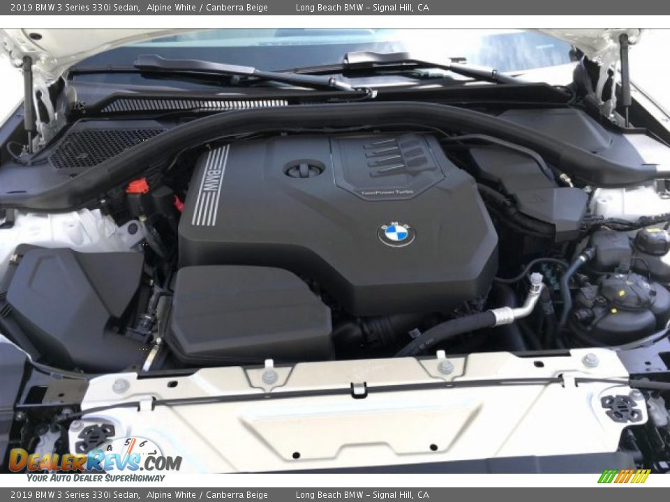2019 BMW 3 Series 330i Sedan Alpine White / Canberra Beige Photo #9
