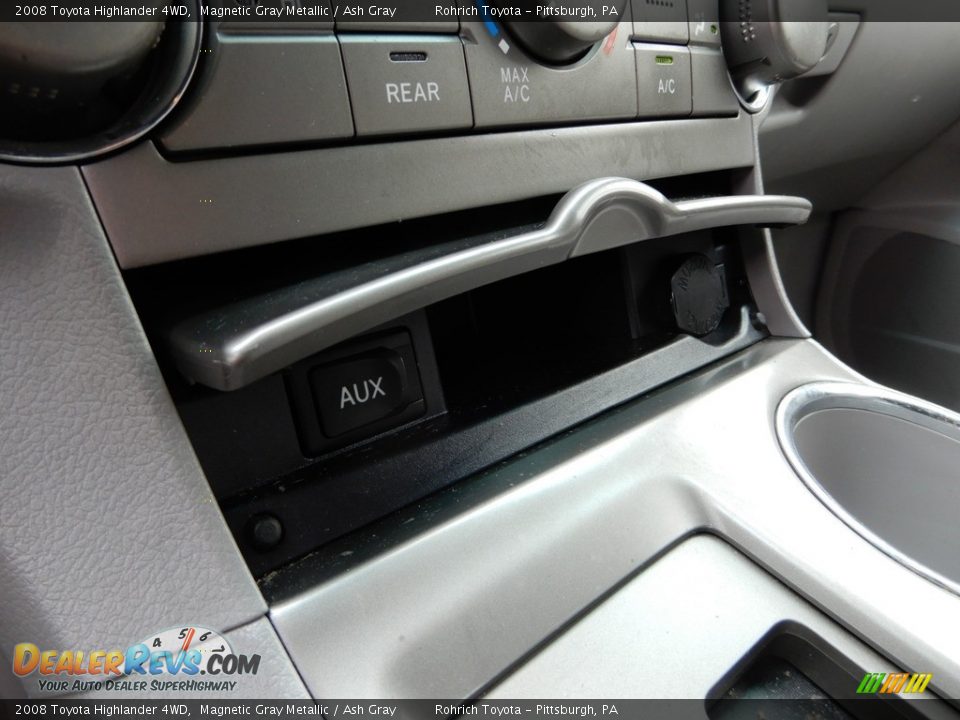 2008 Toyota Highlander 4WD Magnetic Gray Metallic / Ash Gray Photo #22