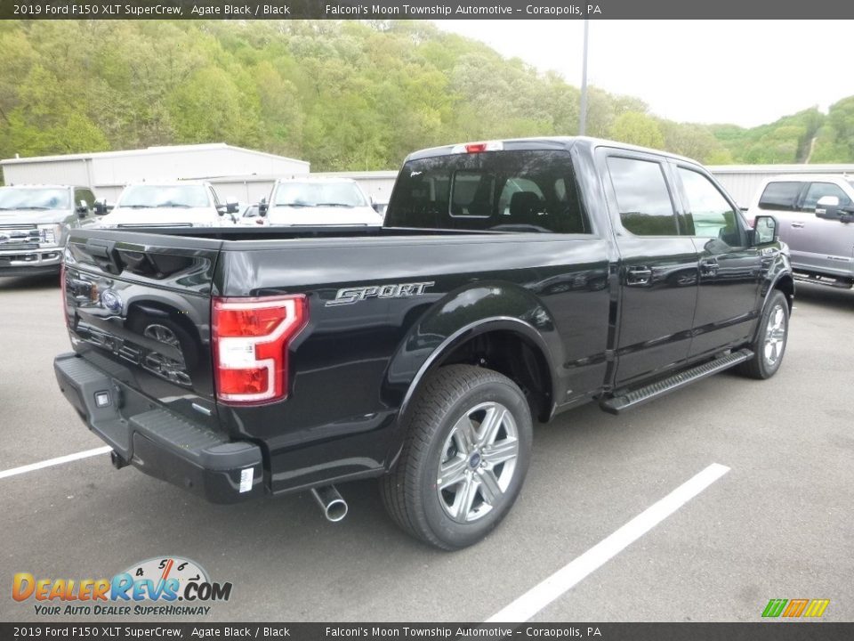 2019 Ford F150 XLT SuperCrew Agate Black / Black Photo #2