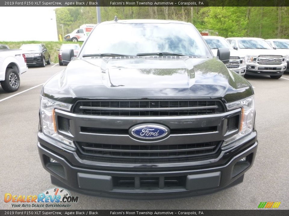 2019 Ford F150 XLT SuperCrew Agate Black / Black Photo #4