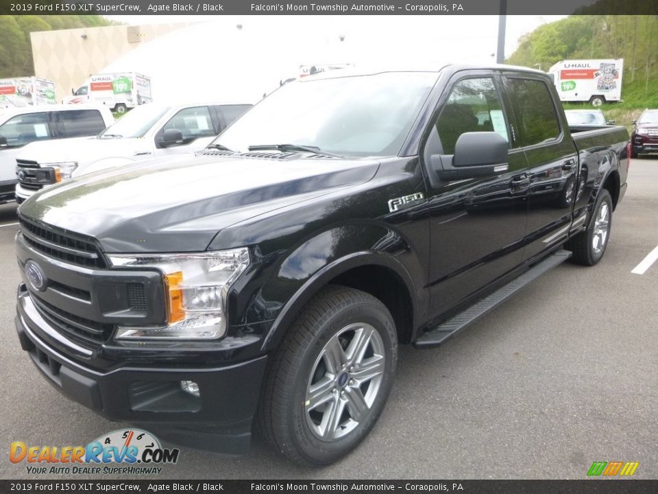 2019 Ford F150 XLT SuperCrew Agate Black / Black Photo #5