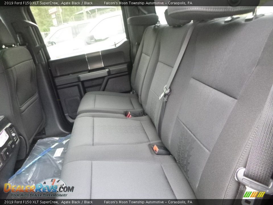 2019 Ford F150 XLT SuperCrew Agate Black / Black Photo #8