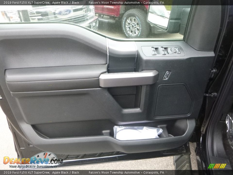 2019 Ford F150 XLT SuperCrew Agate Black / Black Photo #10