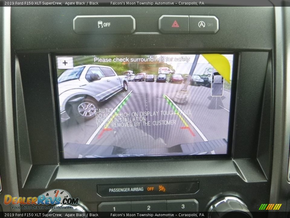 2019 Ford F150 XLT SuperCrew Agate Black / Black Photo #15