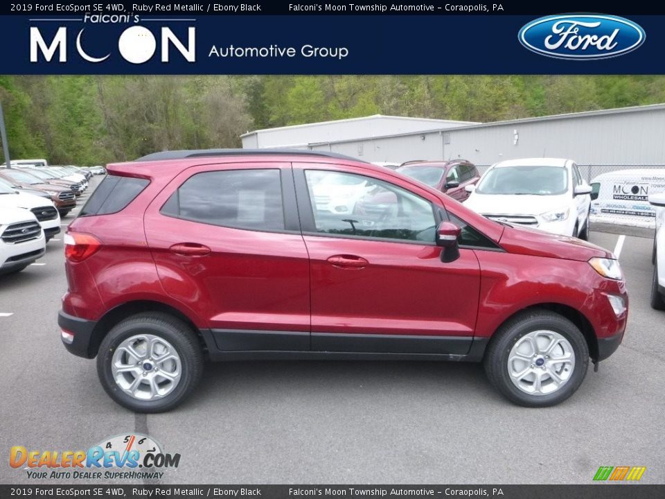 2019 Ford EcoSport SE 4WD Ruby Red Metallic / Ebony Black Photo #1