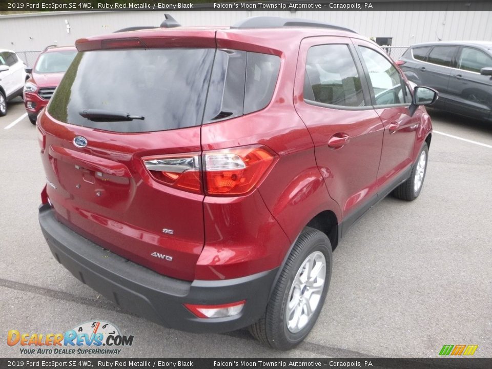 2019 Ford EcoSport SE 4WD Ruby Red Metallic / Ebony Black Photo #2