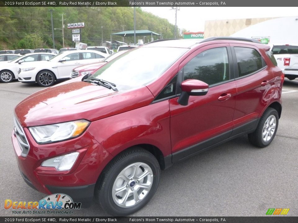 2019 Ford EcoSport SE 4WD Ruby Red Metallic / Ebony Black Photo #5