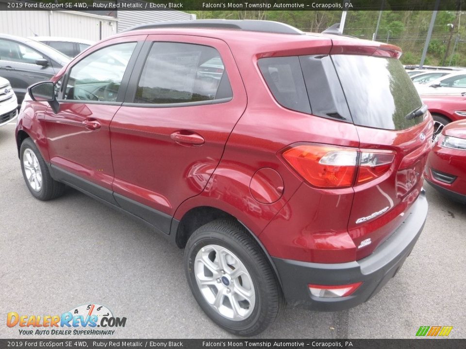 2019 Ford EcoSport SE 4WD Ruby Red Metallic / Ebony Black Photo #6