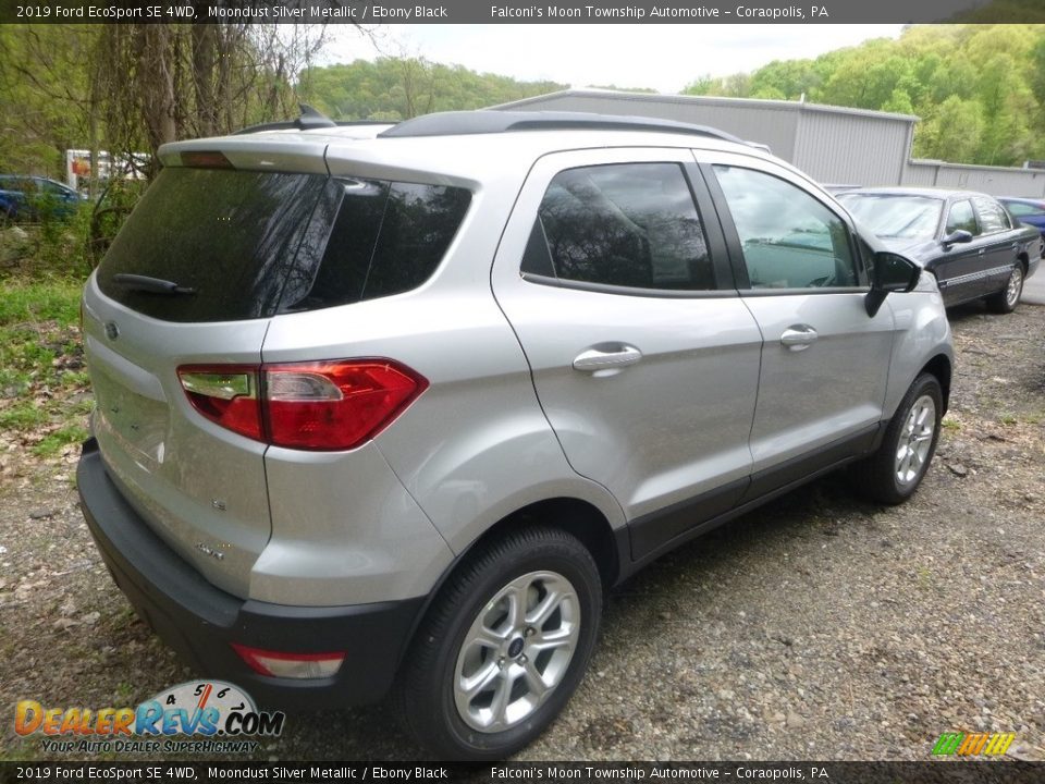 2019 Ford EcoSport SE 4WD Moondust Silver Metallic / Ebony Black Photo #2