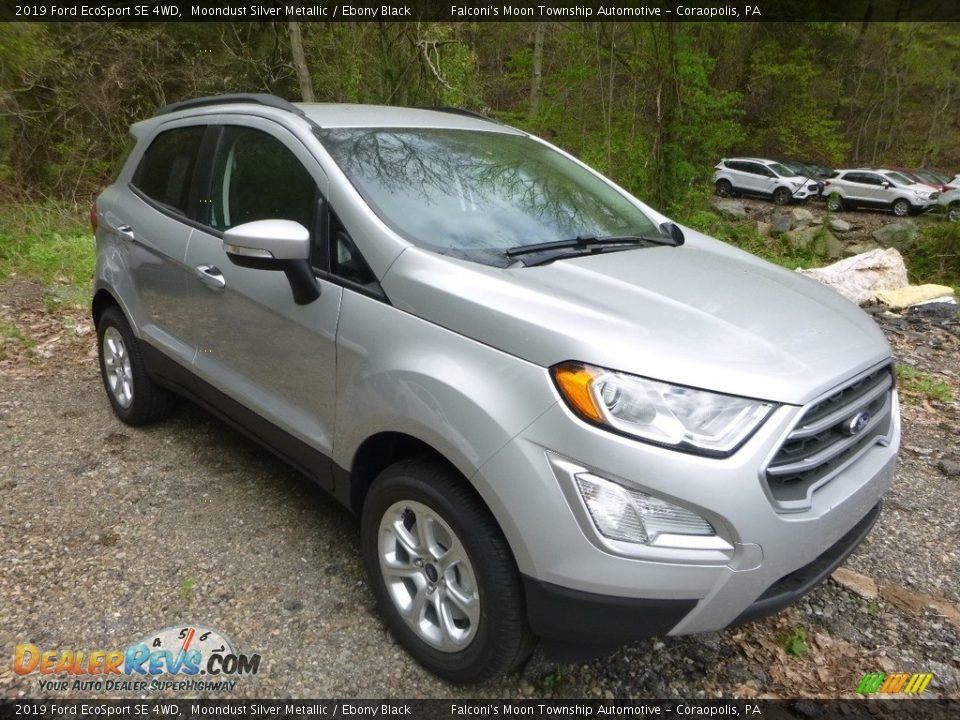 2019 Ford EcoSport SE 4WD Moondust Silver Metallic / Ebony Black Photo #3