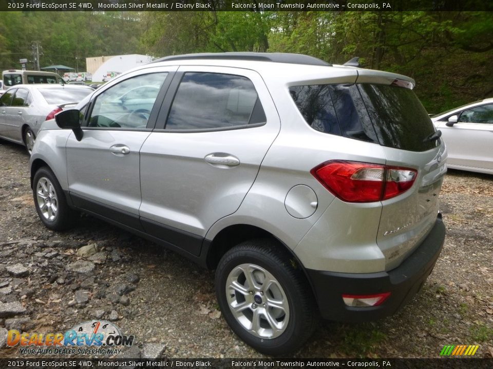 2019 Ford EcoSport SE 4WD Moondust Silver Metallic / Ebony Black Photo #6