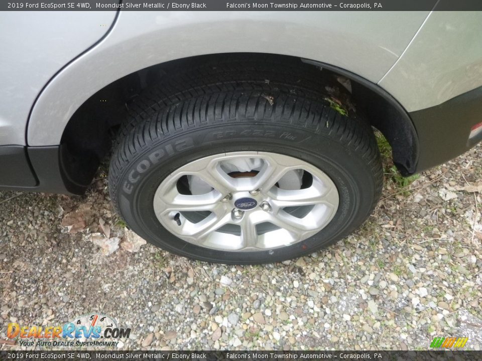 2019 Ford EcoSport SE 4WD Moondust Silver Metallic / Ebony Black Photo #7