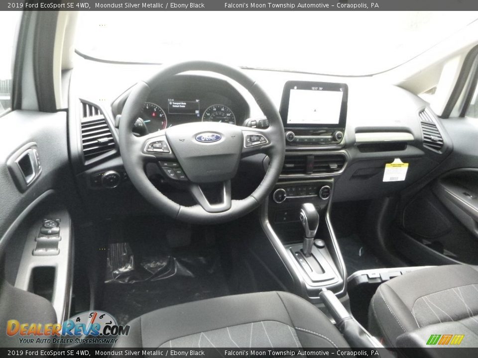 2019 Ford EcoSport SE 4WD Moondust Silver Metallic / Ebony Black Photo #9