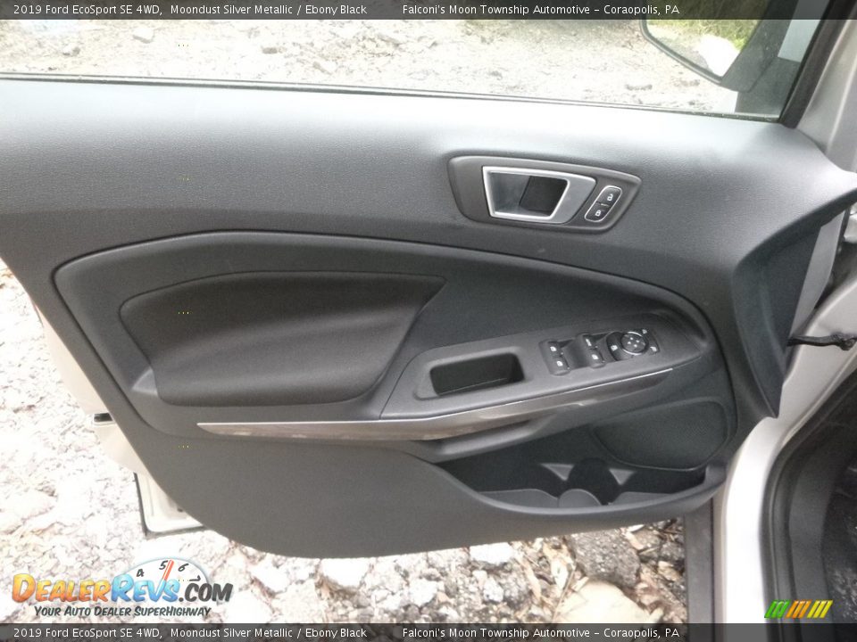 2019 Ford EcoSport SE 4WD Moondust Silver Metallic / Ebony Black Photo #10
