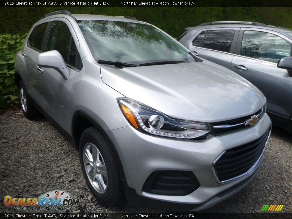 2019 Chevrolet Trax LT AWD Silver Ice Metallic / Jet Black Photo #3
