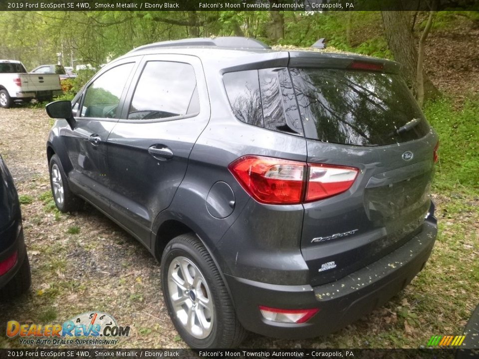 2019 Ford EcoSport SE 4WD Smoke Metallic / Ebony Black Photo #6