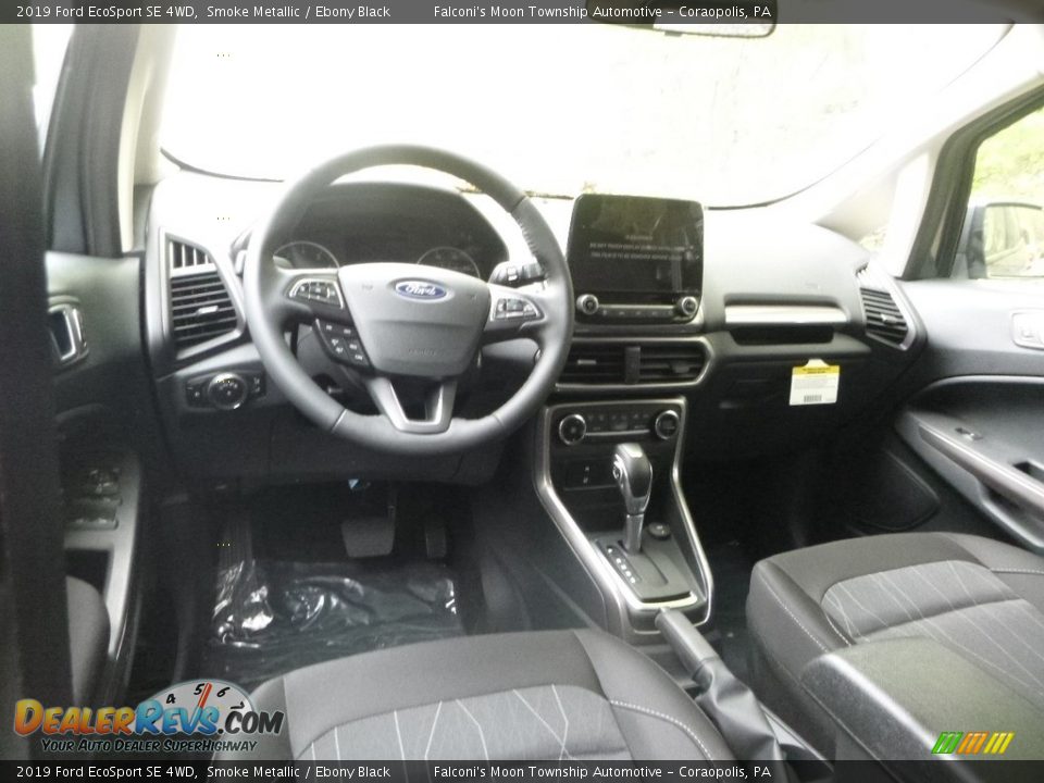 2019 Ford EcoSport SE 4WD Smoke Metallic / Ebony Black Photo #9
