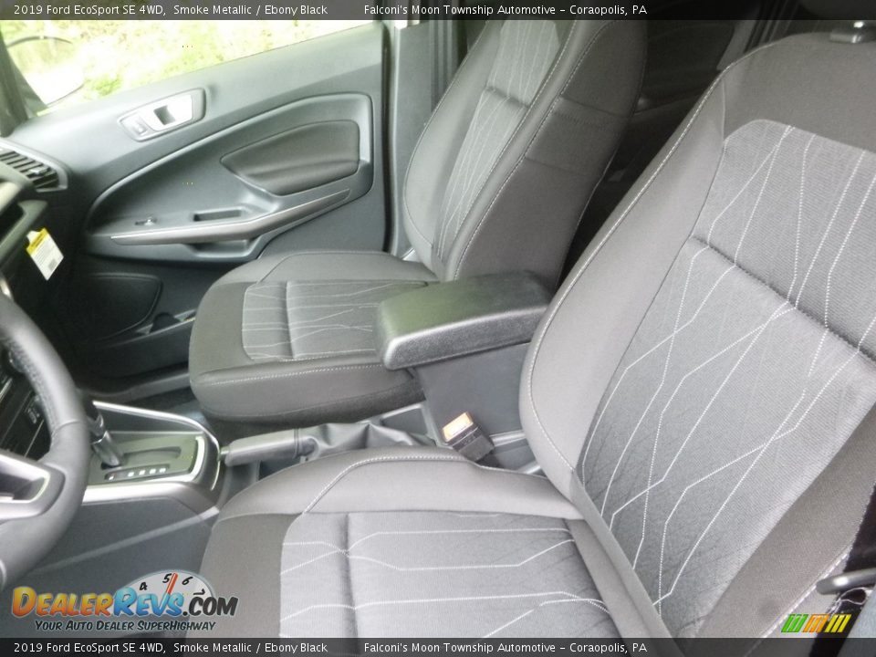 2019 Ford EcoSport SE 4WD Smoke Metallic / Ebony Black Photo #11