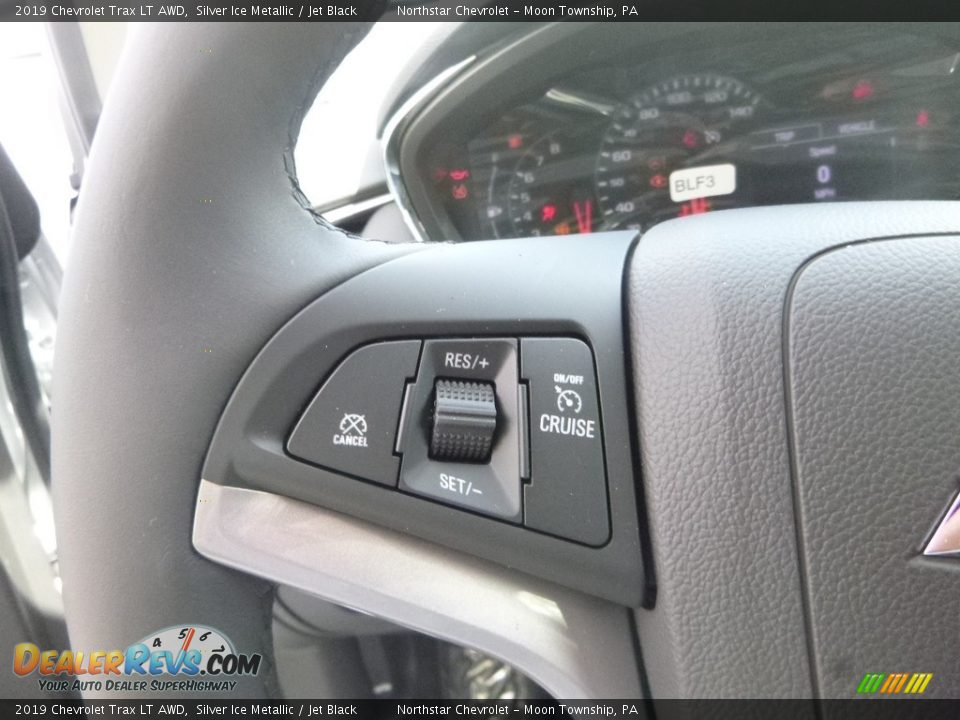 2019 Chevrolet Trax LT AWD Silver Ice Metallic / Jet Black Photo #16