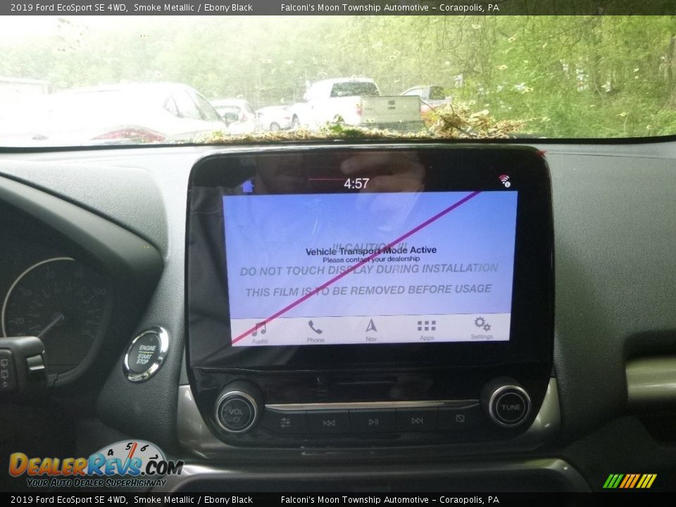 2019 Ford EcoSport SE 4WD Smoke Metallic / Ebony Black Photo #13