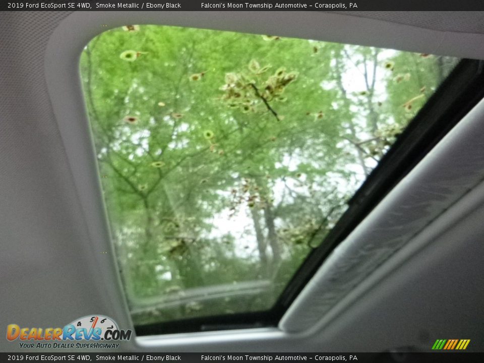 2019 Ford EcoSport SE 4WD Smoke Metallic / Ebony Black Photo #14